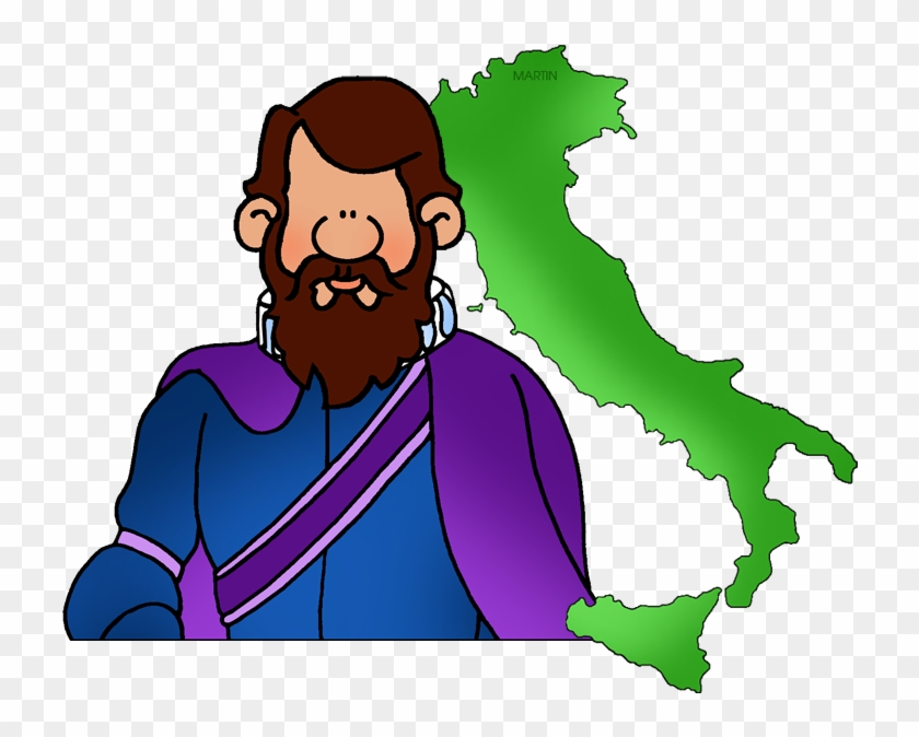 John Cabot And Map Of Italy - Made In Italy Food #241441