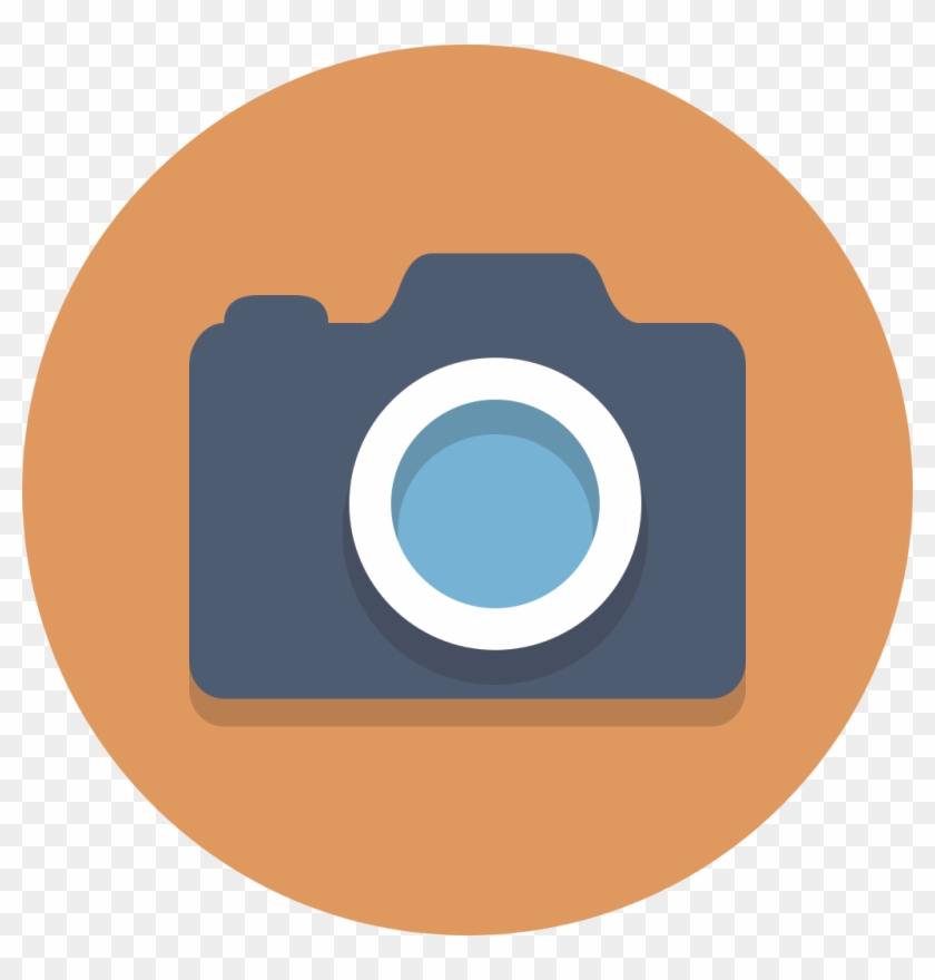 Circle Icons Camera - Camera Png Circle #241460