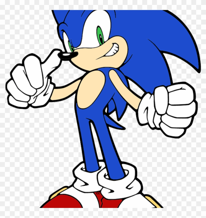 Sonic Clipart Sonic The Hedgehog Clip Art Cartoon Clip - Sonic The Hedgehog Svg File #241534