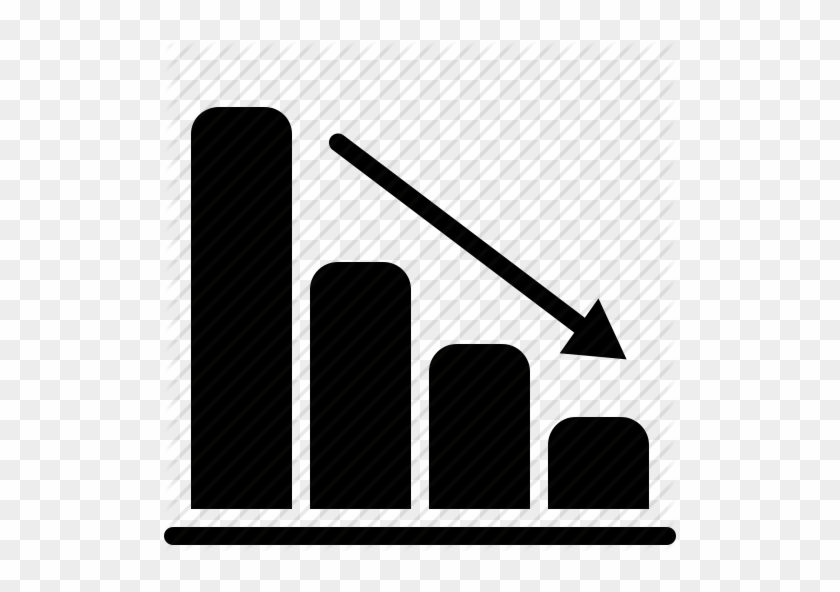 Bar, Chart, Down, Graph Icon - Bar Graph Going Down #241570