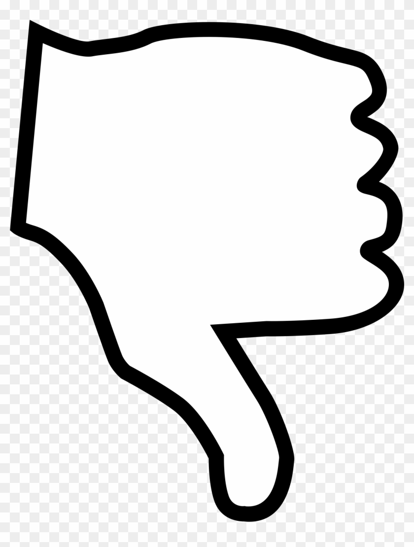 Thumbs Down Clipart - Thumbs Down Drawing Easy #241653