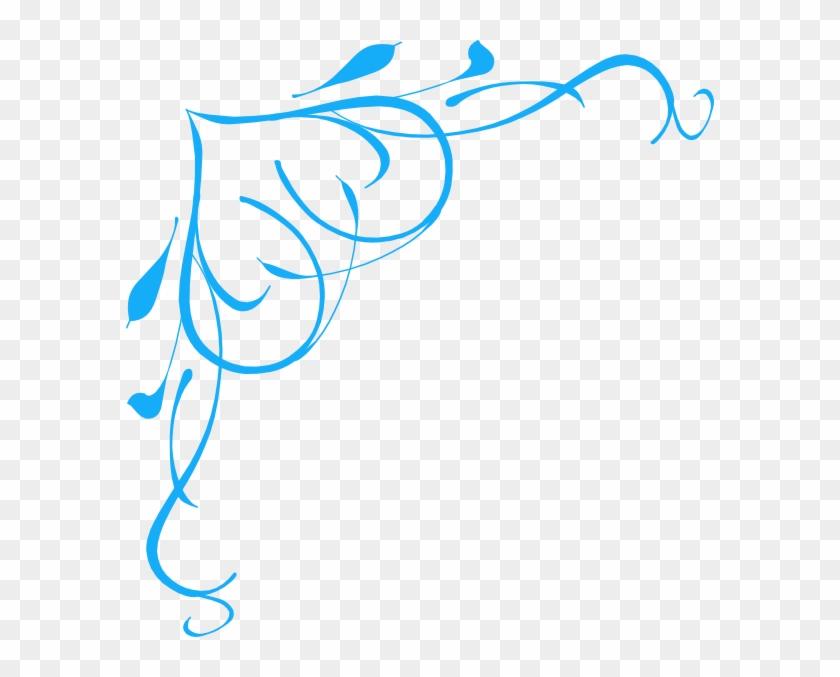 Blue Swirl Heart Clip Art At Clker Com Vector Clip - Blue Swirl Clip Art #241656