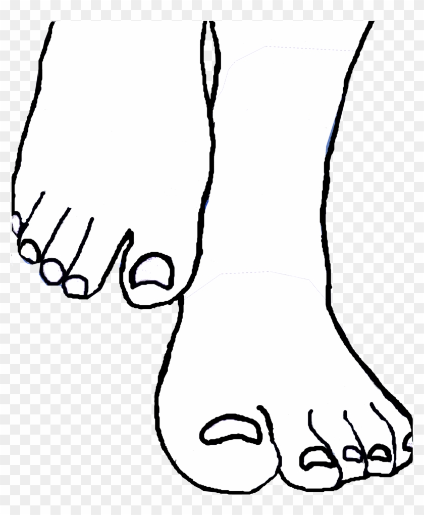 Foot Drawing Toe Clip Art - Foot Drawing Toe Clip Art #241676