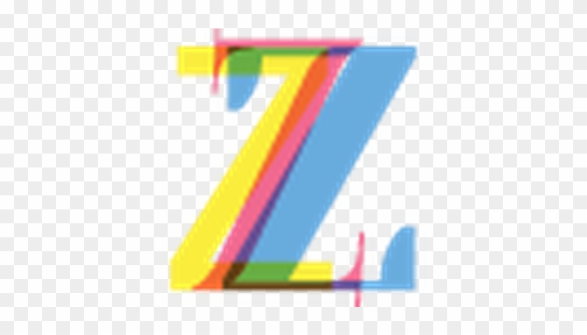 Four-color Alphabet Letters - Clipart Letter Z Transparent #241691