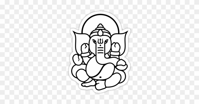 Sketch Of Lord Ganesha Or Vinayaka Modern Concept Cute Editable Outline  Illustration | lupon.gov.ph