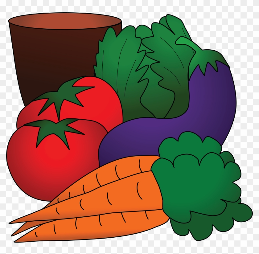 Free Clipart Of A Still Life Of Produce - Clipart Of Produce #241784
