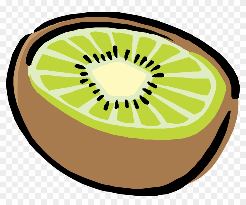 Free Vector Kiwi Clip Art - Kiwi Fruit Clip Art #241806