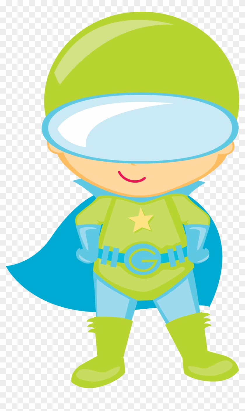 Clipart De Niños Disfrazados De Super Héroes - Cute Superhero #242015
