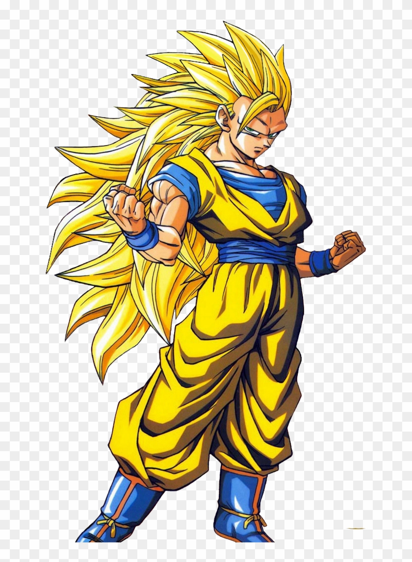 Clipart Of Goku In Super Saiyan - Goku Super Saiyan 3 #242022