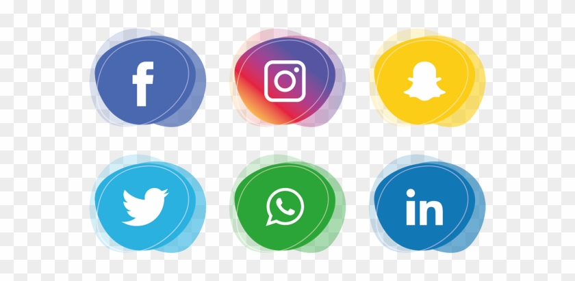 Social Media Icons Set - Social Media Icons Png #242067