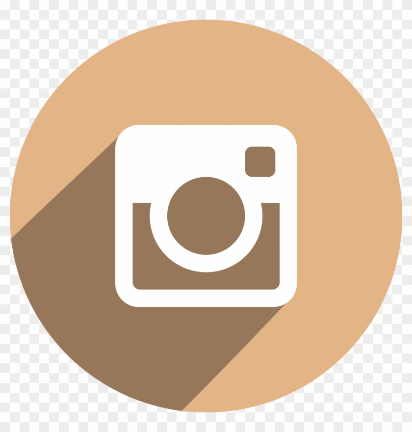 Instagramm Clipart Cartoon - Icon Instagram Png Flat #242100