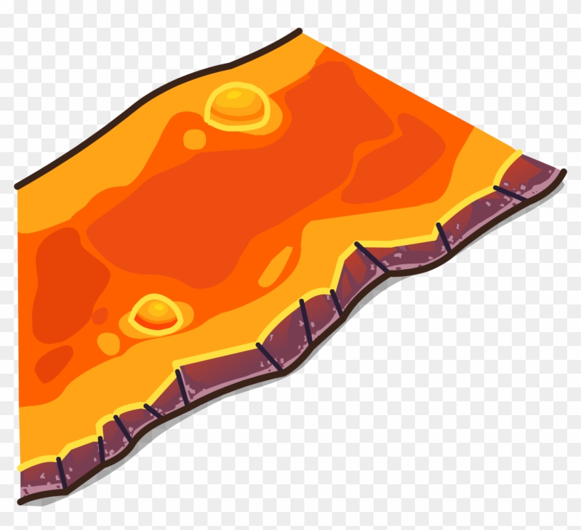 Lava Flow Sprite 004 - Lava Flow Gif Clipart #242120