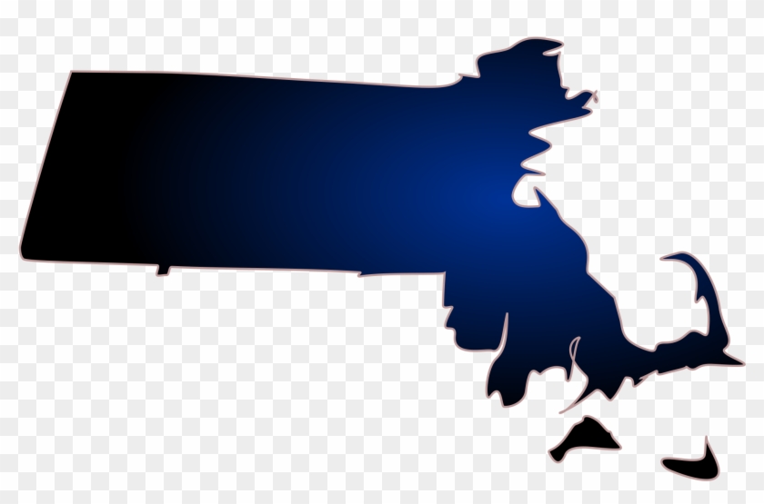 Massachusetts - Clipart - Massachusetts Thin Blue Line #242209