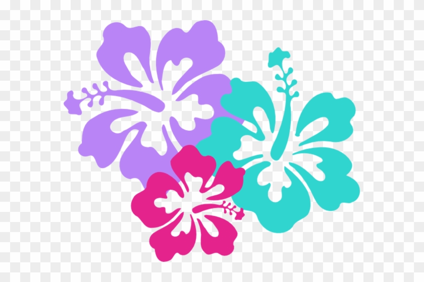 Hawaii Flower - Luau Flowers Clip Art #242215
