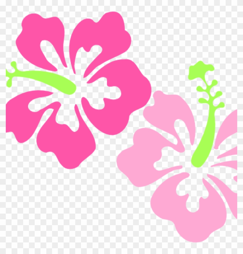 Hawaiian Flower Clipart Hawaiian Flower Clip Art Borders - Hibiscus Clip Art #242214