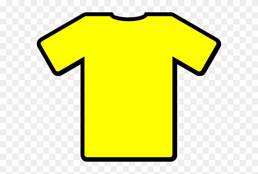 Yellow Shirt Cliparts - T Shirt Clip Art #242242
