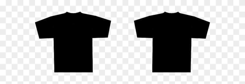 Black Shirt Clip Art At Clker - Black T Shirt Vector #242256