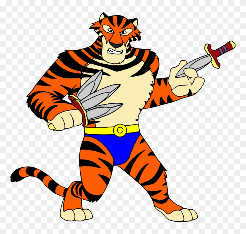 Vitaly With Knives By Lionkingrulez On Clipart Library - Vitaly Tiger #242287