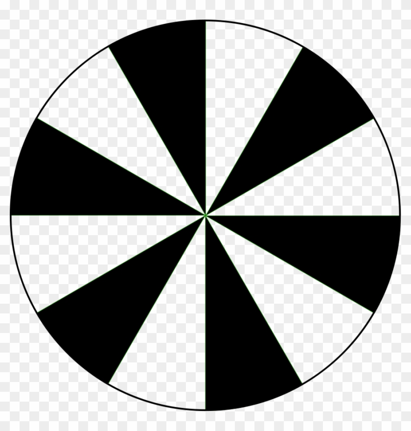 12 Segment Circle Black And White Png Clip Arts For - Black And White Circle Png #242297