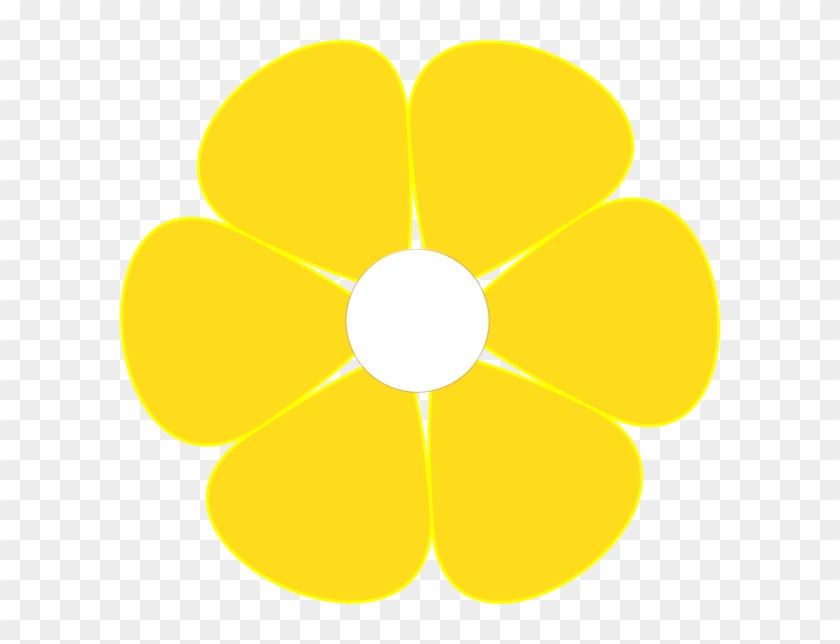 White Flower Clipart Middle - Clip Art #242327