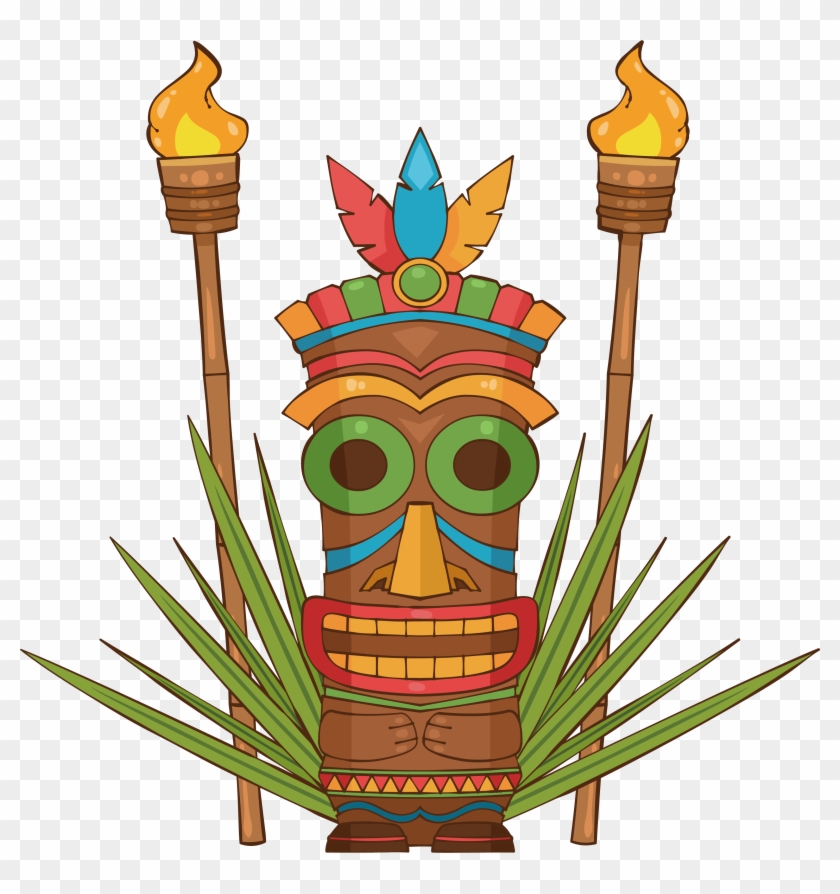 Hawaii Tiki Funcandi Jungle Run - Hawaiian Tiki Mask Png #242403