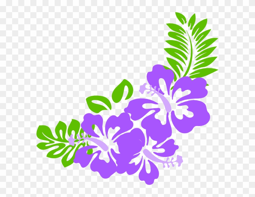 Hibiscus Clip Art - Clip Art Hawaiian Flowers #242405