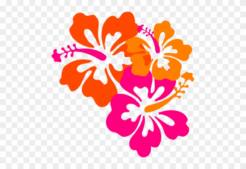 Saturday, May 12 - Pink And Orange Flowers Clip Art #242443