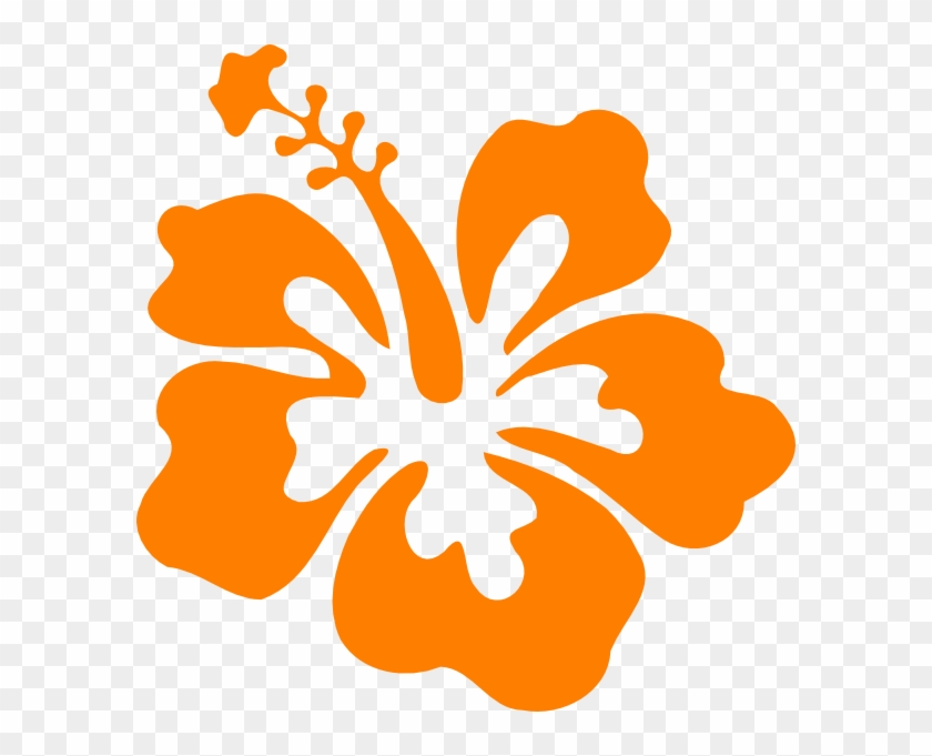 Showing Post & Media For Orange Hibiscus Cartoon - Hibiscus Clip Art #242463