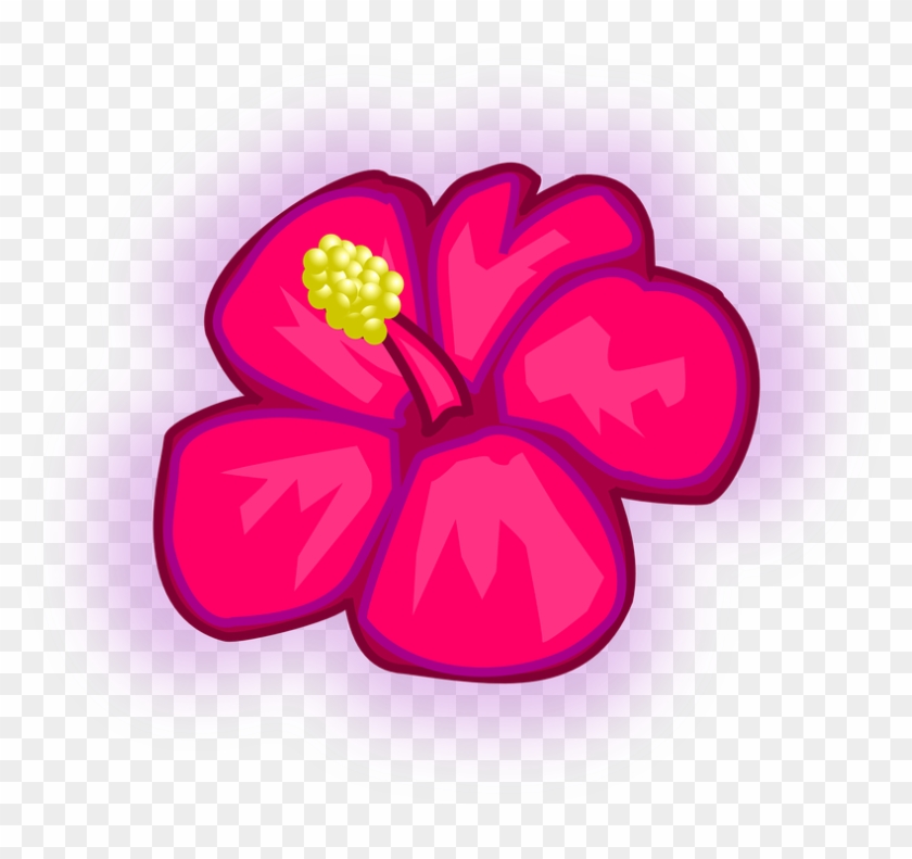 Flower, Flowers, Pink, Rose, Plant, Tropical - Draw A Tropical Flower #242485