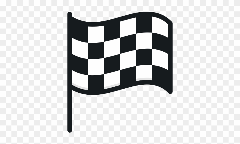 Lulu Checkered Flag - Green Start Flag Icon #242516