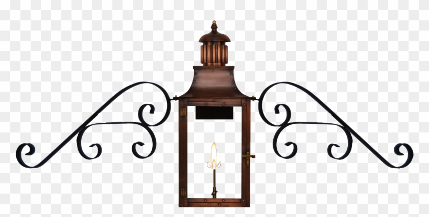 Lantern Clipart Fancy - Somerset 22-inch Propane Gas Wall Mount Lantern, Gold #242652