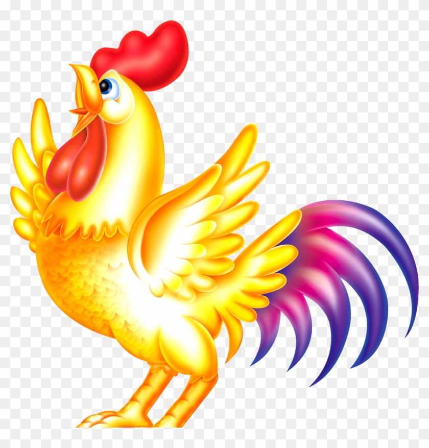 Chicken Rooster Chinese New Year Clip Art - Chicken Rooster Chinese New Year Clip Art #242918