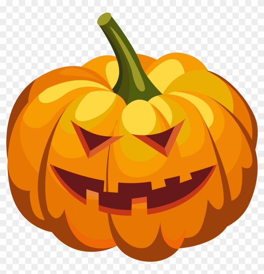 Scary Clipart Pumpkin - Scary Pumpkin Clipart #242687