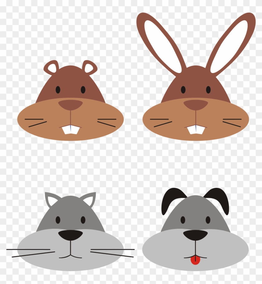 Whiskers Clipart Animal Head - Gopher Head Clip Art #242703