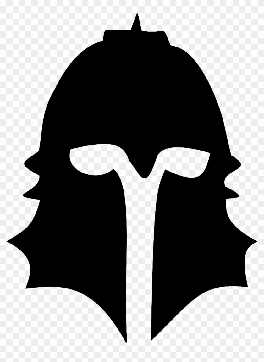 Dragon Age Inquisitor Helmet Silhouette By Kiraakumachi - Knight Helmet Silhouette Png #242870