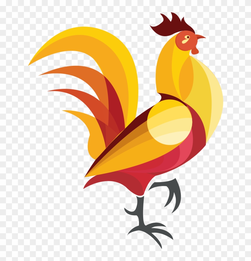 Vector Cock Animal Year - Galo Vetor Png #242961
