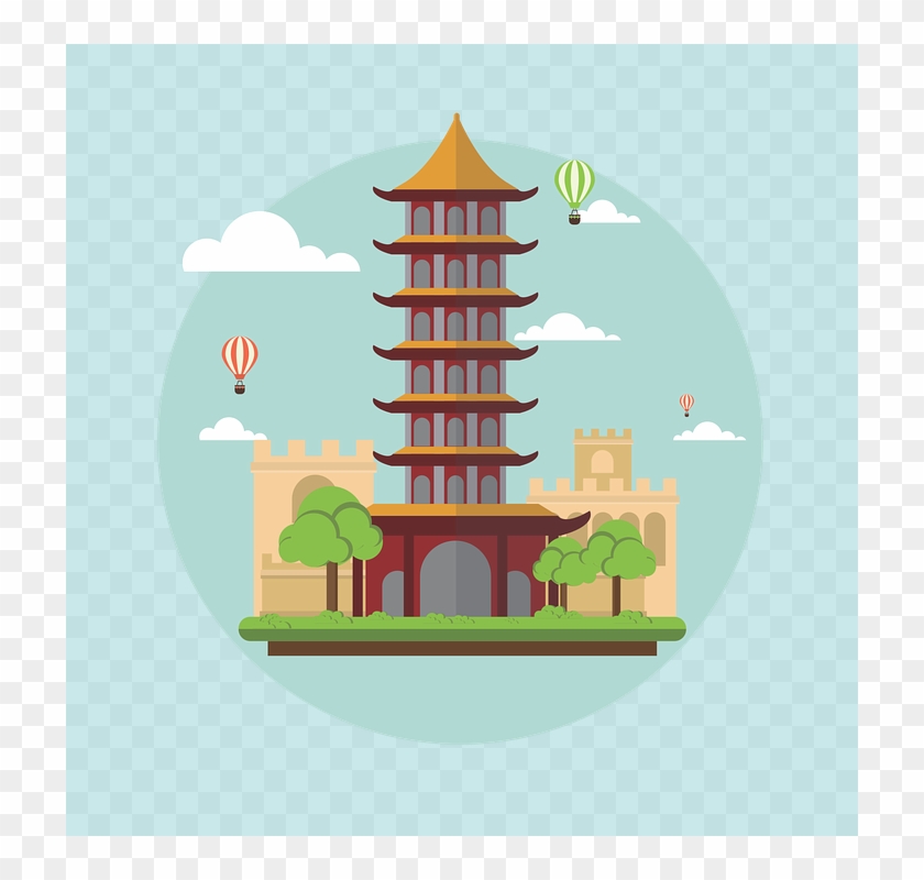 Vectors, Psd, Logo And Icons - China Landmark Vector #243032