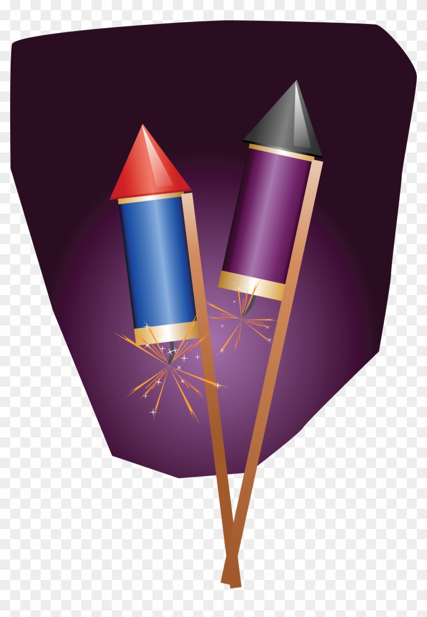 Free Clipart Of Fireworks On Sticks - Clip Art #243051