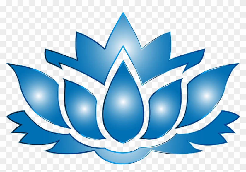 Blue Rose Clipart Blue Lotus - Blue Lotus Flower Clip Art #243075