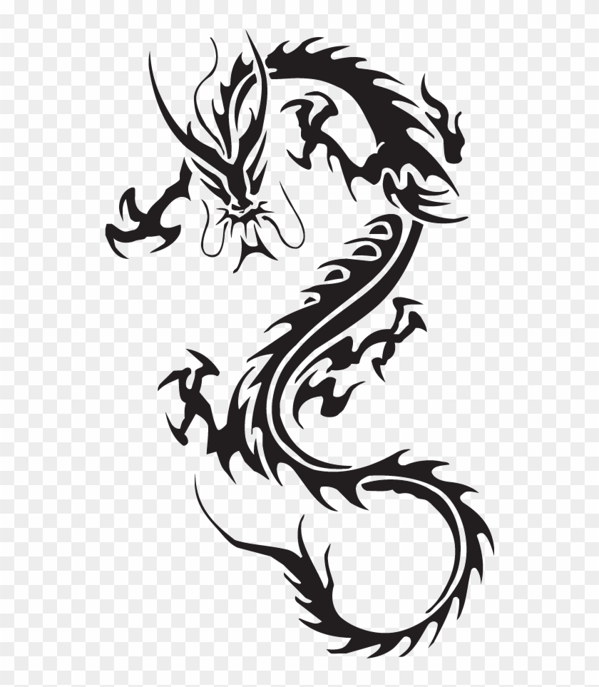 Dragon Png - Dragon Tattoo Transparent Background - Free Transparent PNG  Clipart Images Download