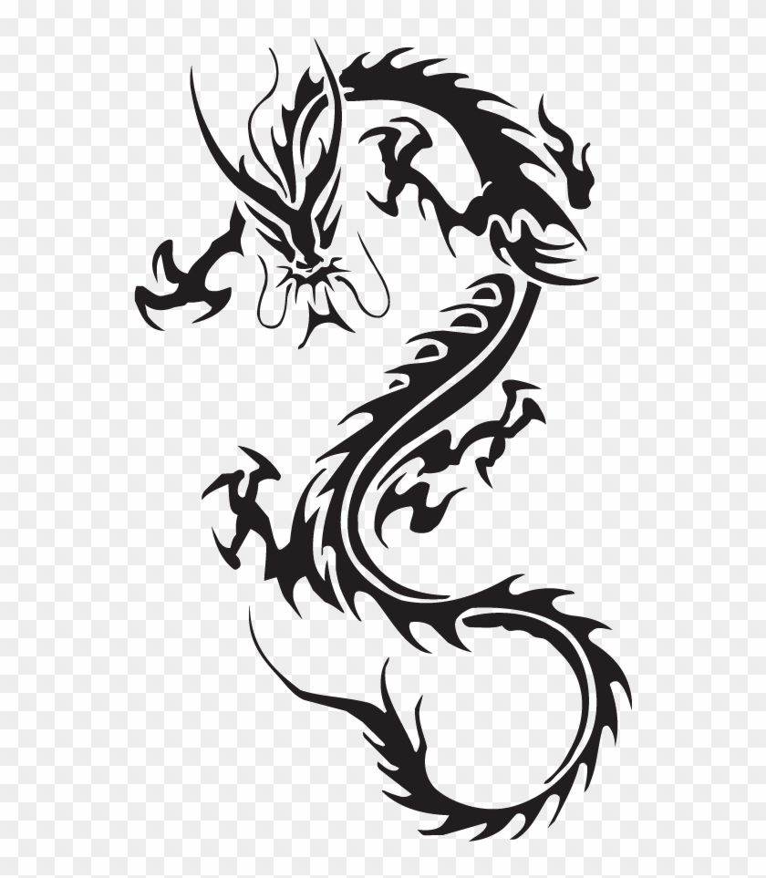 Dragon Png - Dragon Tattoo Transparent Background #243101