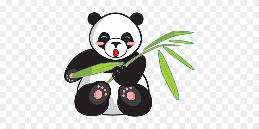 Animal Asian Bamboo Cartoon China Chinese - Cartoon Panda - Free  Transparent PNG Clipart Images Download