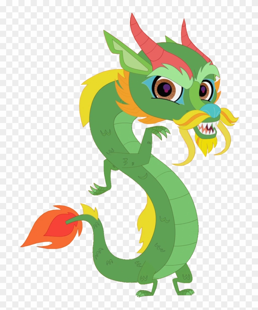 Cartoon Chinese Dragon - Chinese Dragons Vector #243156