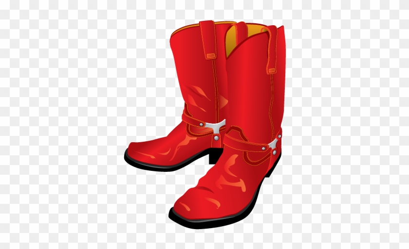 Red Cowboy Boot Clipart - Free Clipart For Cowboy Boots #243201