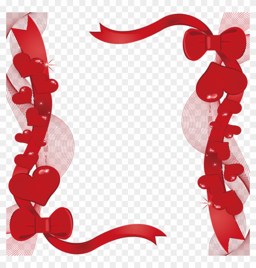 Valentines Day Heart Clip Art - Ribbon #243340