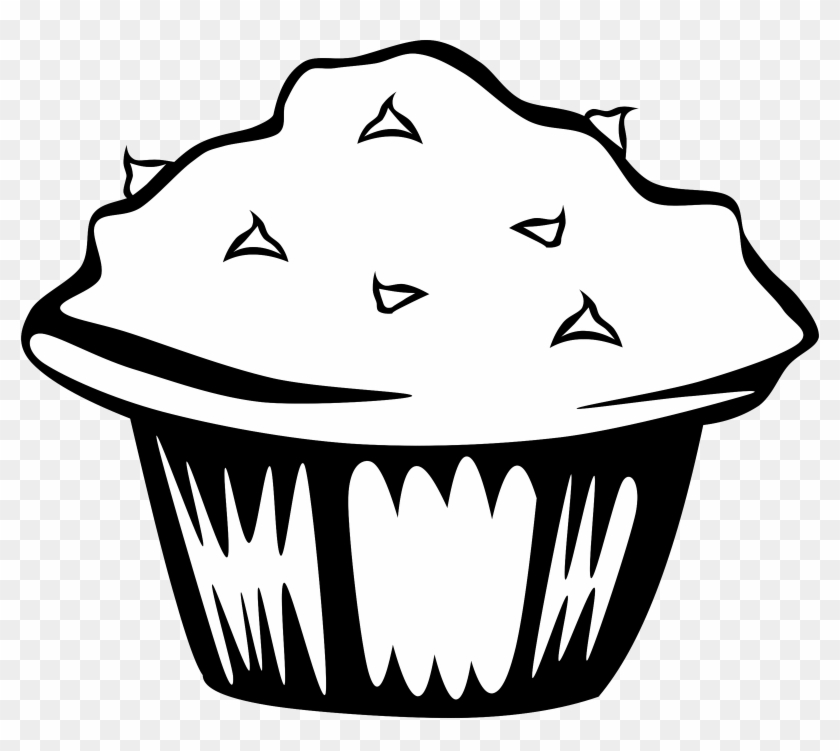 Food Clipart Number - Black And White Food #243370