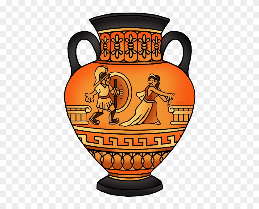 Ancient Greek And Roman Gods, Characters And Creatures - Ancient Greece Vase #243386