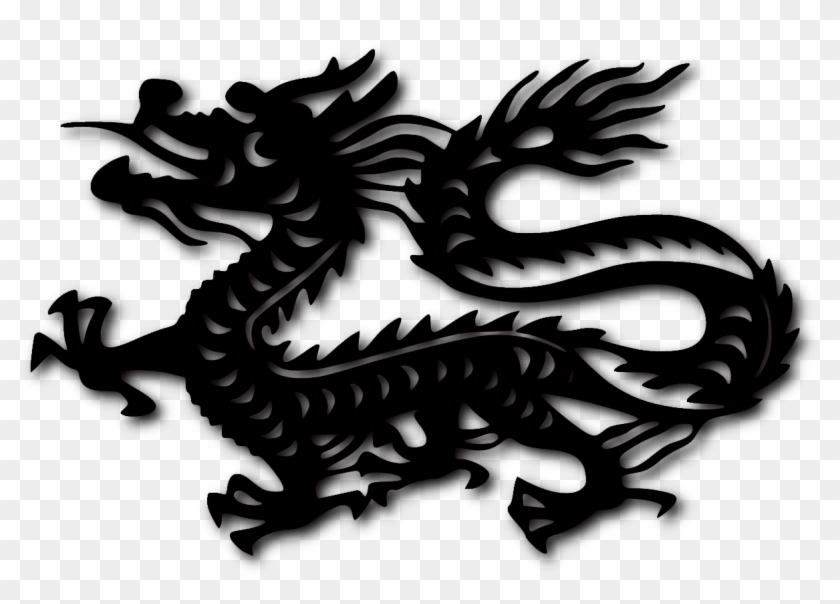 Openclipart - Chinese-dragon Bw - China Dragon Transparent Background #243392