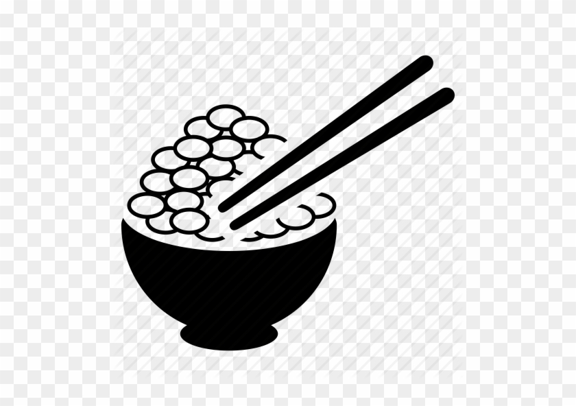 Chinese Food Clipart Rice Bowl - Food Chinese Icon #243419