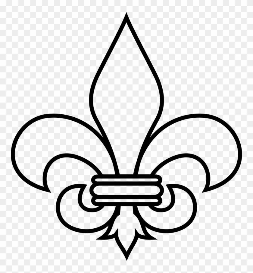 Fleur De Lis Stencil - Fleur De Lis #243421